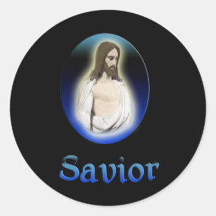 John 3:16 Savior Runder Aufkleber
