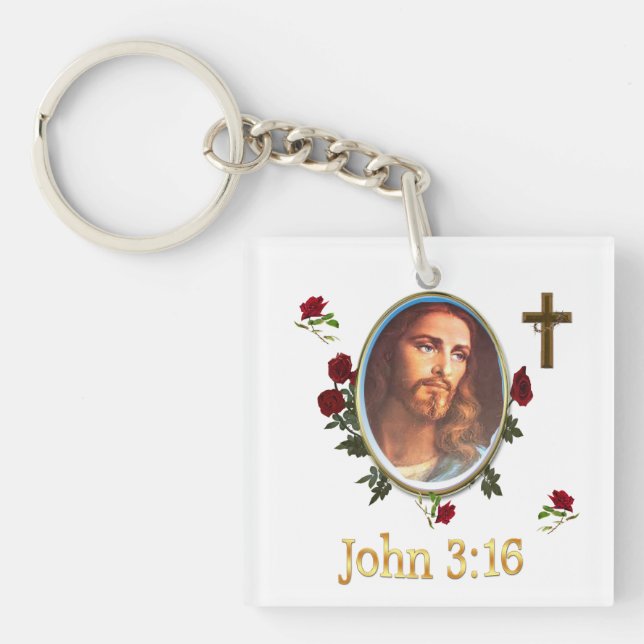 John 3:16 schlüsselanhänger (Vorderseite)