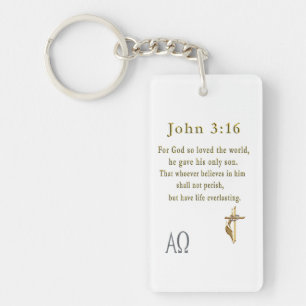 John 3:16 schlüsselanhänger