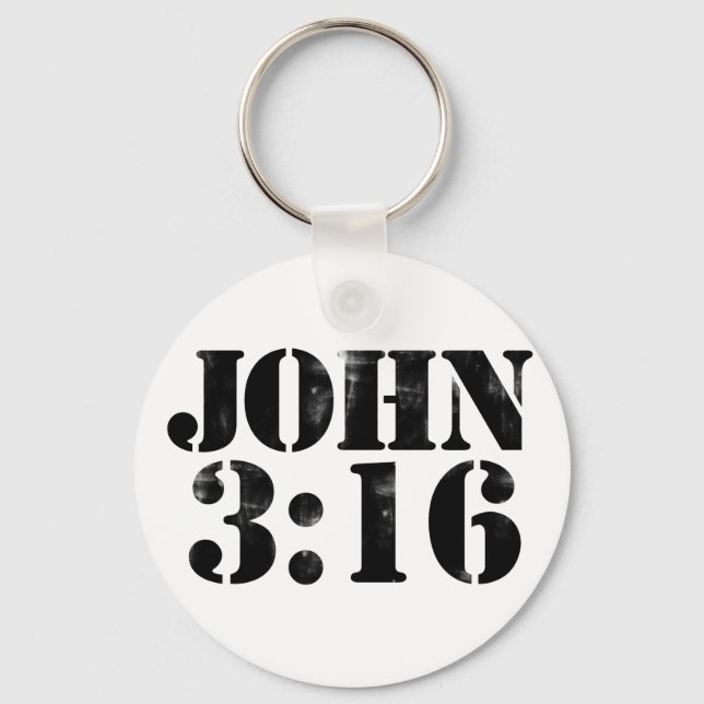 John 3:16 schlüsselanhänger (Vorderseite)