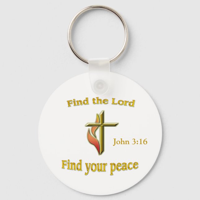 John 3:16 schlüsselanhänger (Vorderseite)