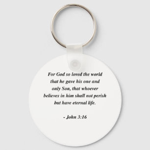 JOHN 3:16 SCHLÜSSELANHÄNGER
