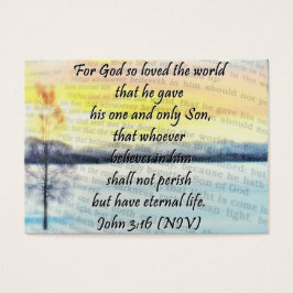 John 3:16 Sharing Card