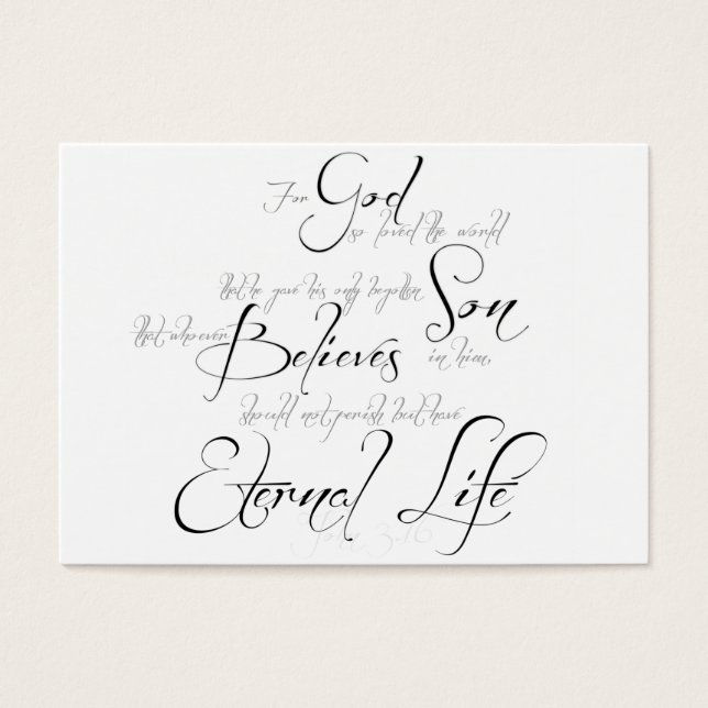 John 3:16 Sharing Card (Vorderseite)