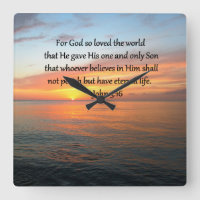JOHN 3:16 SONNENREISE ÜBER DEM OZEANISCHEN FOTO