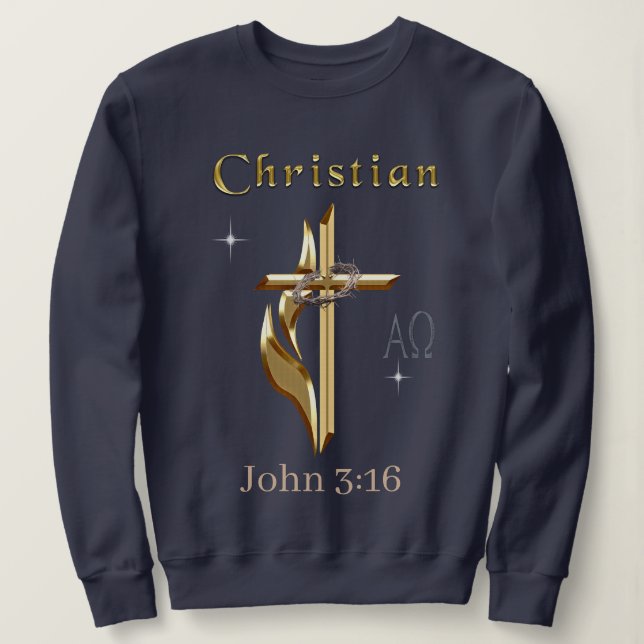 John 3:16 sweatshirt (Design vorne)