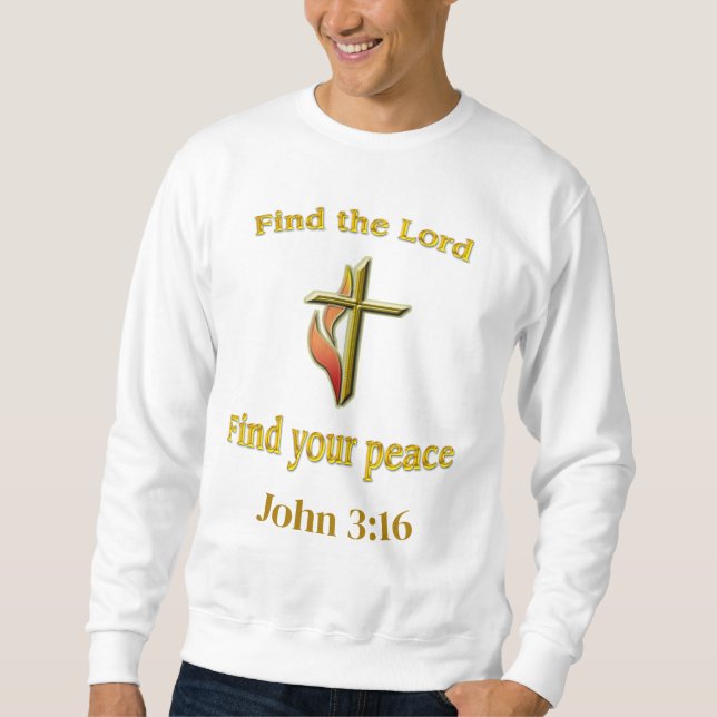John 3:16 sweatshirt (Vorderseite)