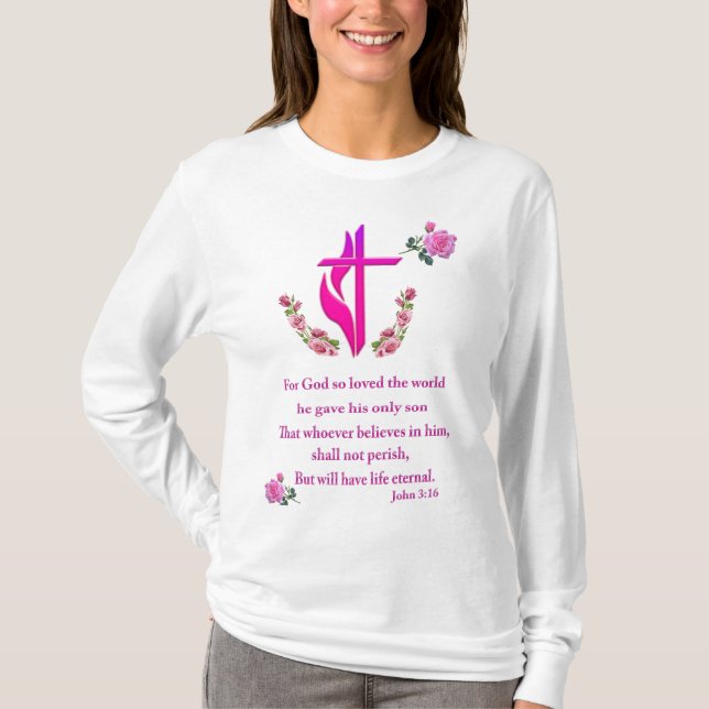 John 3:16 T-Shirt (Vorderseite)