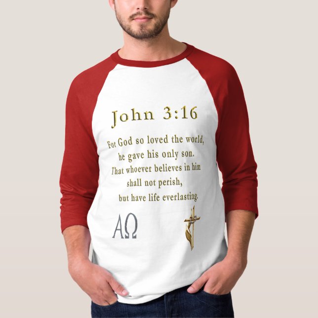 John 3:16 T-Shirt (Vorderseite)