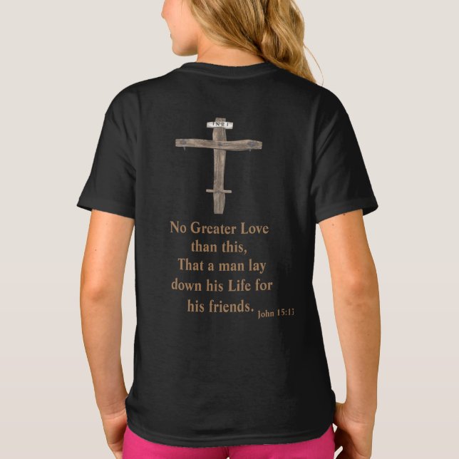 John 3:16 T-Shirt (Rückseite)