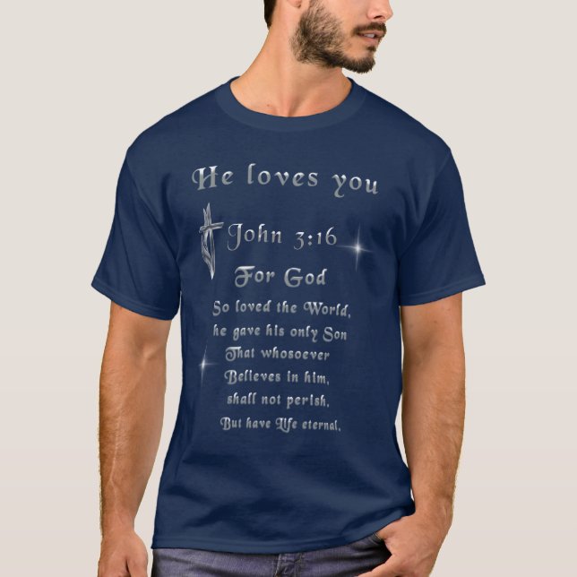 John 3:16 T-Shirt (Vorderseite)