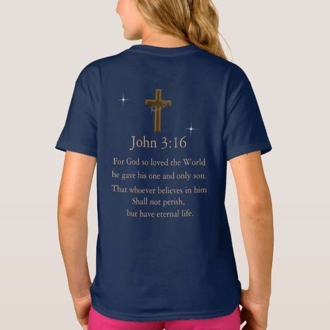 John 3:16 T-Shirt (Rückseite)