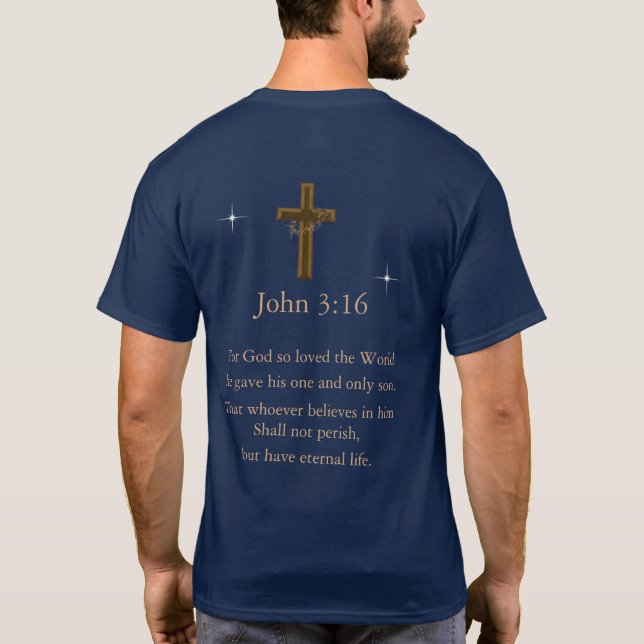 John 3:16 T-Shirt (Rückseite)