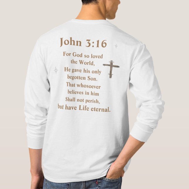 John 3:16 T-Shirt (Rückseite)
