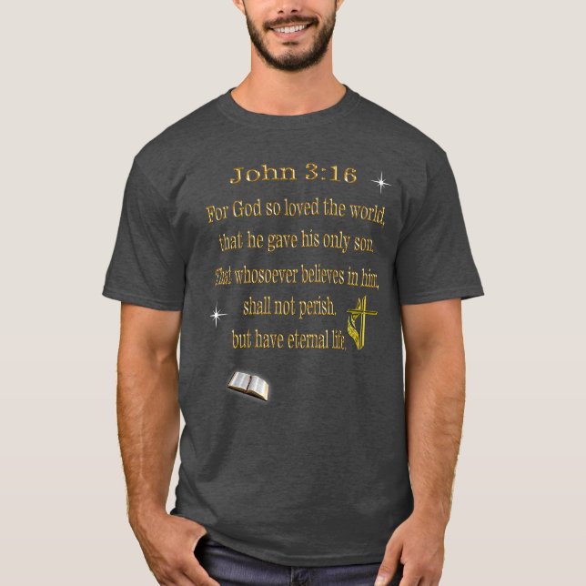 John 3:16 T-Shirt (Vorderseite)