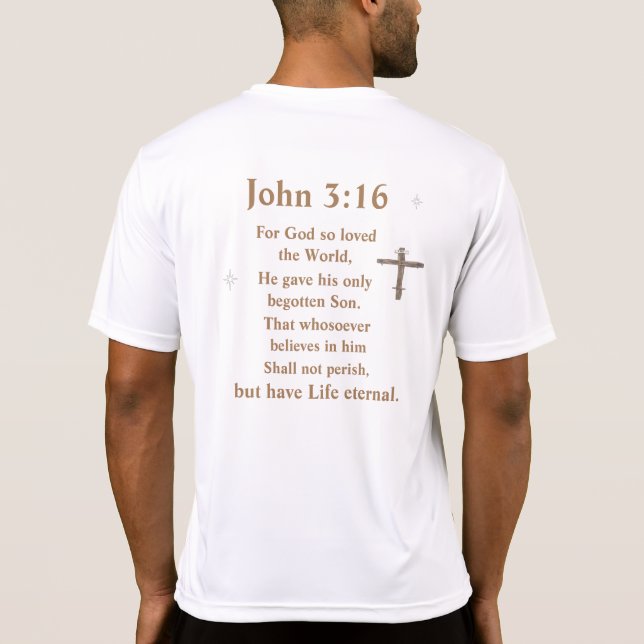 John 3:16 T-Shirt (Rückseite)