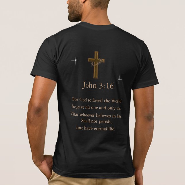 John 3:16 T-Shirt (Rückseite)