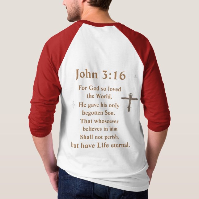 John 3:16 T-Shirt (Rückseite)