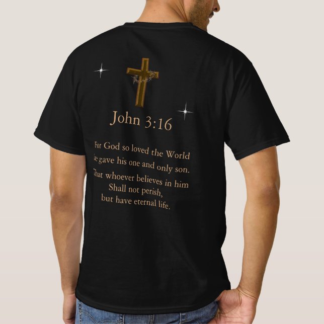 John 3:16 T-Shirt (Rückseite)