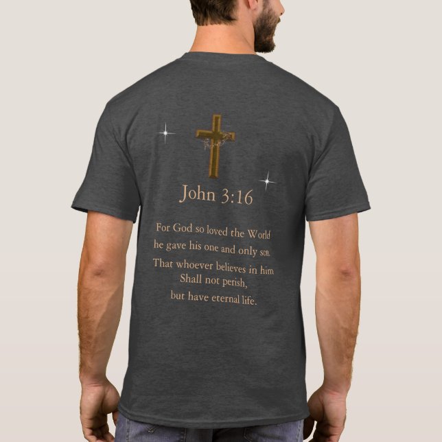 John 3:16 T-Shirt (Rückseite)