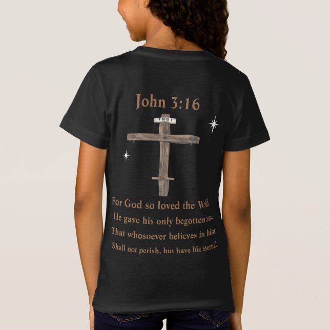 John 3:16 T-Shirt (Rückseite)