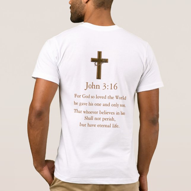 John 3:16 T-Shirt (Rückseite)