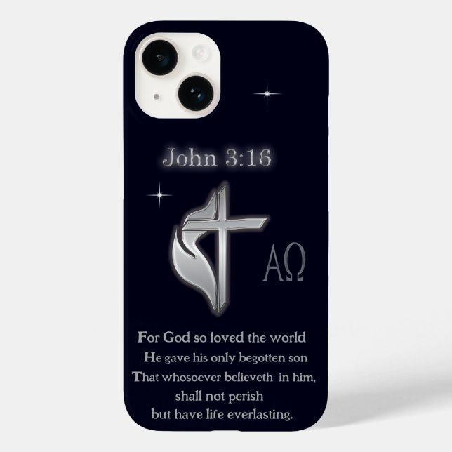 John 3:16 T - Shirt Case-Mate iPhone Hülle (Rückseite)