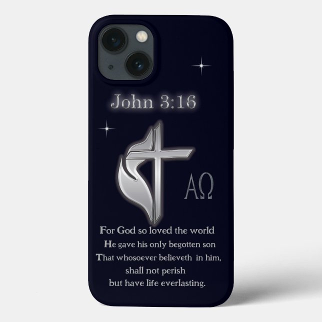 John 3:16 T - Shirt Case-Mate iPhone Hülle (Rückseite)