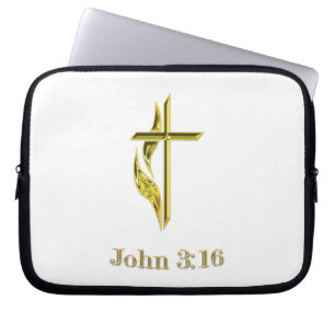 John 3:16 T - Shirt und mehr Laptopschutzhülle