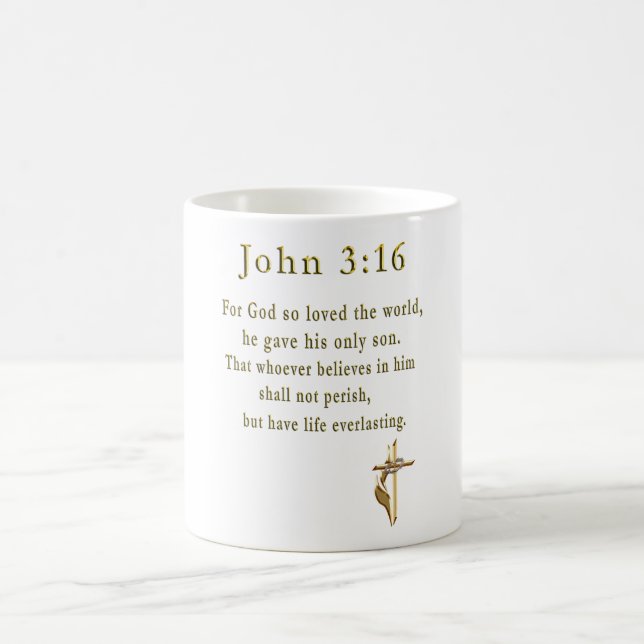 John 3:16 Tasse (Mittel)