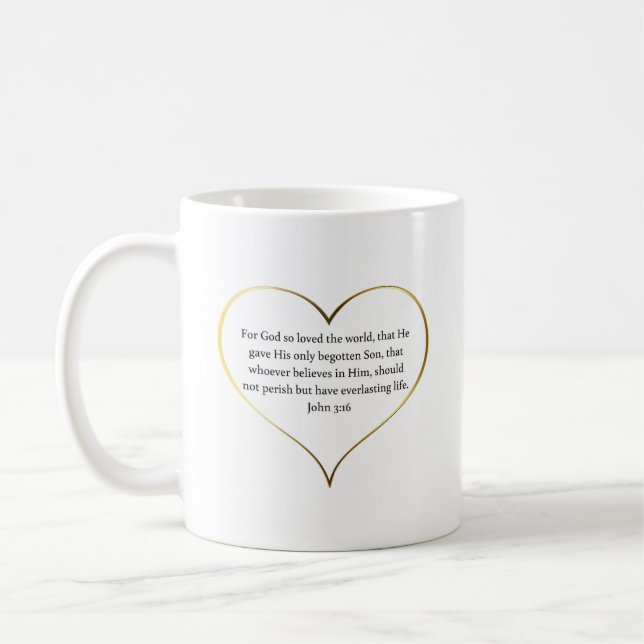 John 3:16 Tasse (Links)