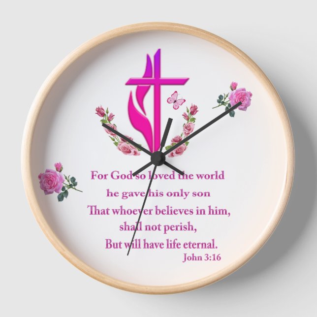 John 3:16 uhr (Vorderseite)
