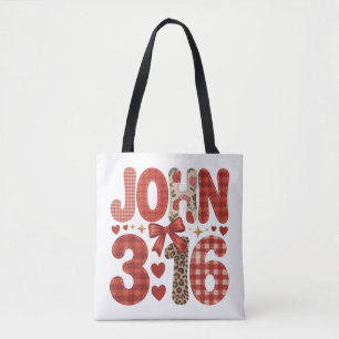 John 3:16 Valentins-Tasche für Christen