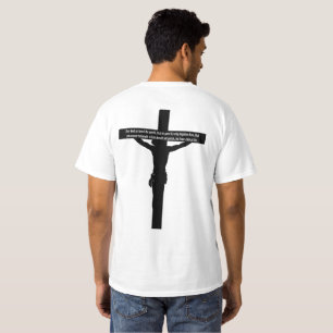 John-3:16 weißes T - Shirt-Kruzifix und des Verses T-Shirt