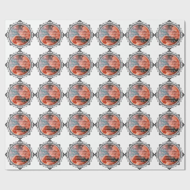 John 3:16 Wrapping Paper Geschenkpapier (Flach)