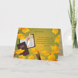 John-3:16 - Wünsche für gesegnetes u. wunderbares Feiertagskarte