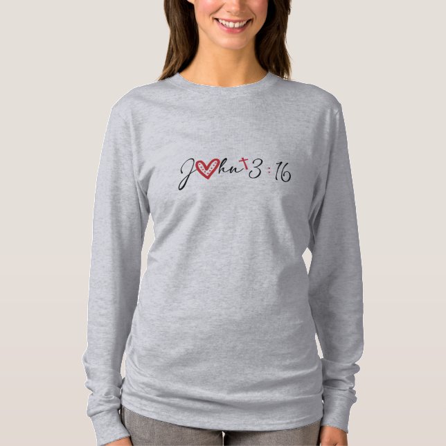John 3-16 You are loved Women's T-shirt (Vorderseite)