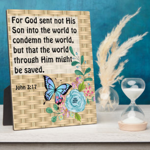John 3:17 fotoplatte