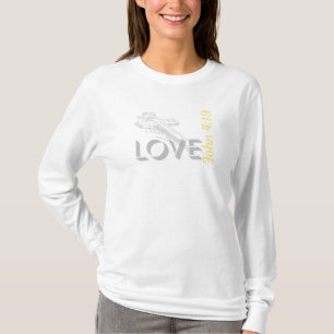 John 4:19 Christlicher T - Shirt "LIEBE"