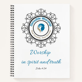 John 4 and 24 Notebook Notizbuch