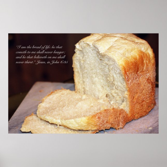 John 6:35 Scripture Poster (Vorne)
