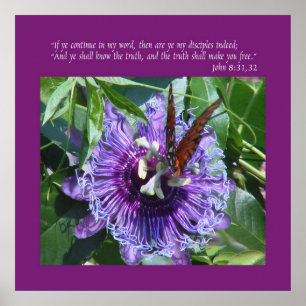 John 8 31:32 Druck/Plakat Poster