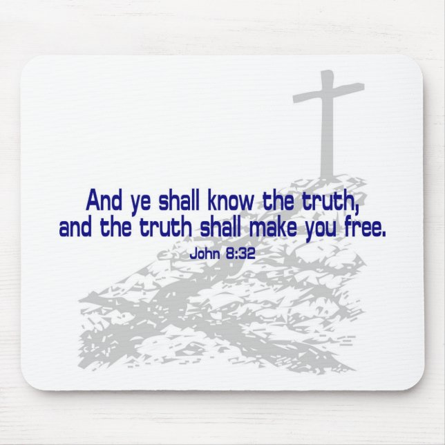 John_8_32a Mousepad (Vorne)