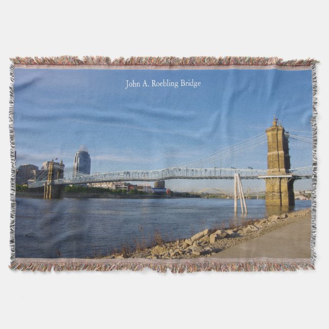 John A. Roebling Bridge wirft Decken (Vorderseite)