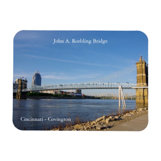 John A. Roebling Magnet (Horizontal)