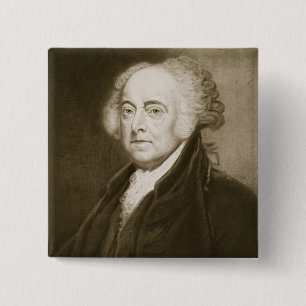 John Adams, 2. Präsident der Vereinigten Staaten Button