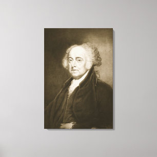 John Adams, 2. Präsident der Vereinigten Staaten Leinwanddruck