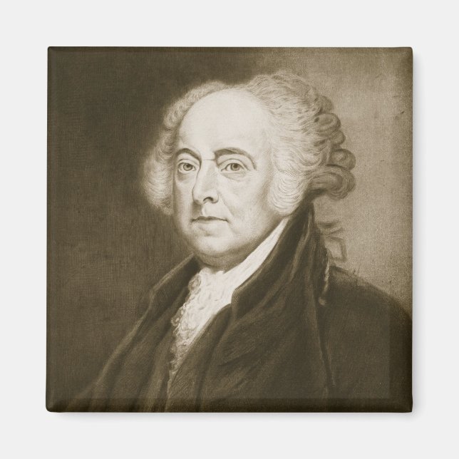 John Adams, 2. Präsident der Vereinigten Staaten v Magnet (Vorne)