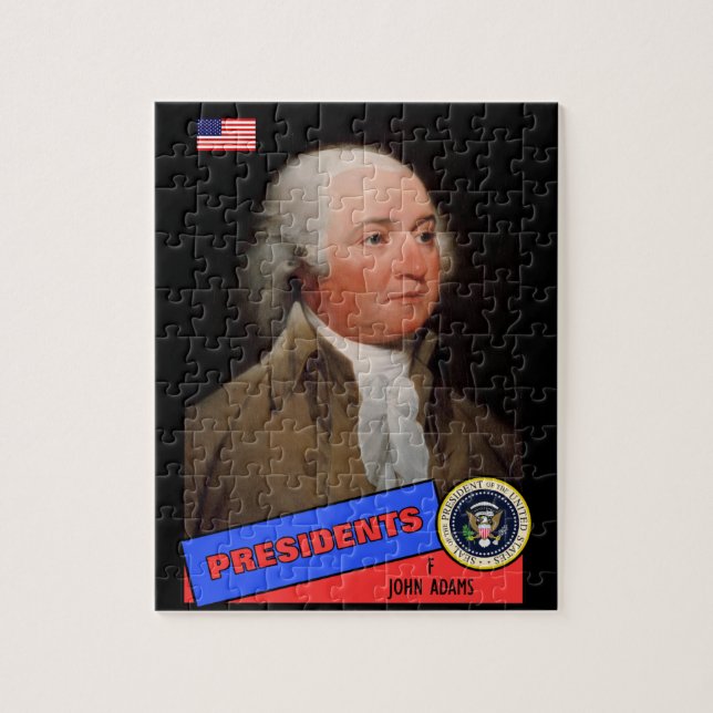John Adams Baseball Card Puzzle (Vertikal)