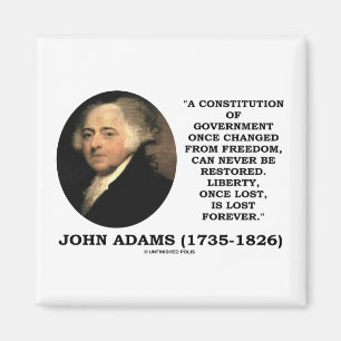 John Adams-Freiheit, sobald Lost für immer Magnet